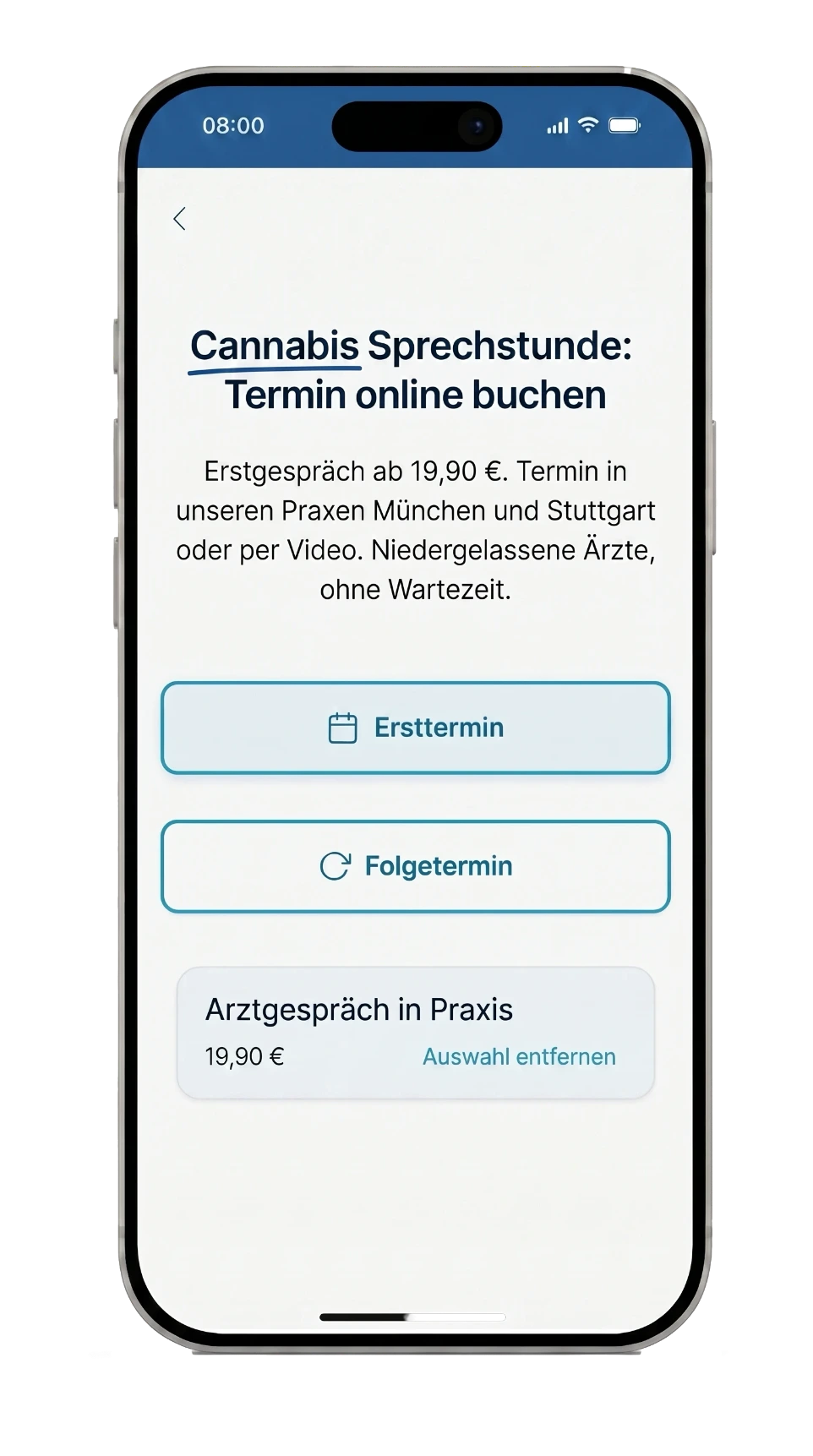 Cureal App: Cannabis-Sprechstunde online buchen